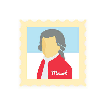 mozart stamp