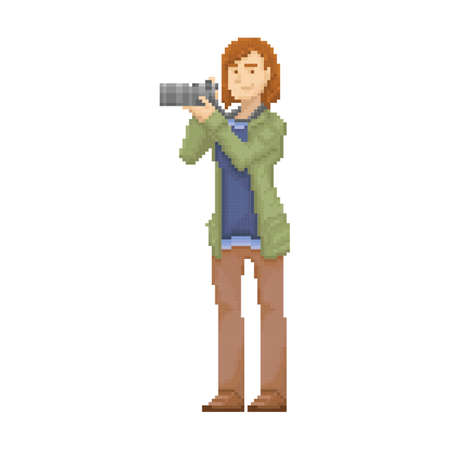 pixel art photographer