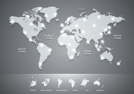 world map design