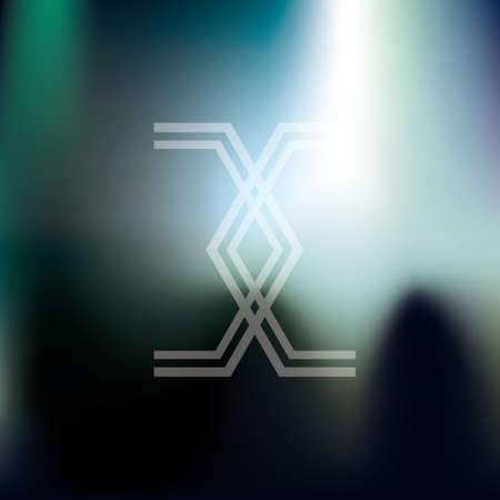blurred background with geometric shape