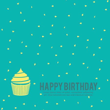 happy birthday with copy space
