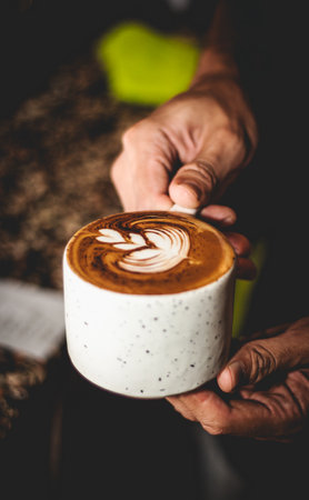 Coffee artの写真素材