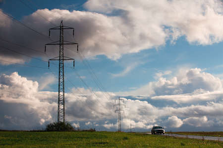 Before storm on the hillのeditorial素材