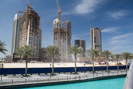 View of Dubai city, United Arab Emirates by day