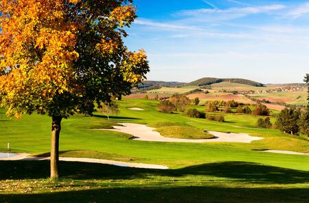 The golf course in Prague in Czech Republicのeditorial素材