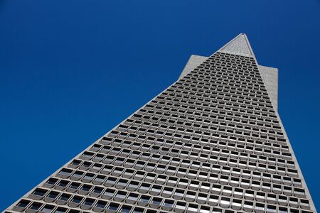 Detail of Transamerica bank building in San Franciscoのeditorial素材