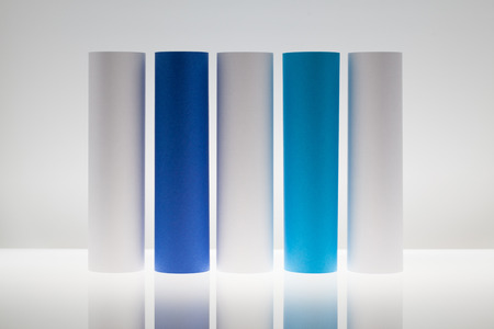 Symmetry abstract Paper Background on a glass tableの写真素材