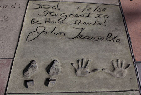 John Travolta autograph