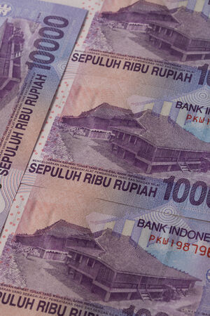 The pattern from Indonesia banknotesの写真素材
