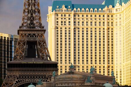 Las Vegas, USA - JULY 11 ,2011: Paris Las Vegas is a hotel and casino located on the Las Vegas Strip in Paradise, Nevada.As its name suggests, its theme is the city of Paris, Franceのeditorial素材