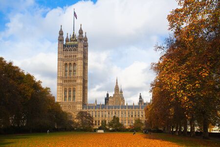 London,England-November 18,2011:The Palace of Westminster - it is the meeting place of the House of...