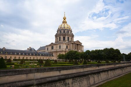 Paris,France - June 21,2012: Chapel of Saint Louis des Invalides . There is a tomb of Napoleon Bonaparte. National Residence of Invalids - museum relating to military history of France.のeditorial素材