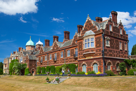 Sandringham,England - July 11,2010: Sandringham House is a country house on 20,000 acres of land near the village of Sandringham in Norfolk, England.のeditorial素材
