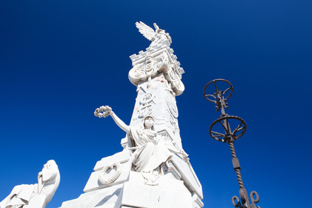 Havana, Cuba - January 21,2017: Necropolis Cristobal Colon.The main cemetery of Havana. The Colon Cemetery  was founded in 1876 in the Vedado neighbourhood of Havana,のeditorial素材