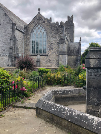 Holy Trinity Abbey Church is now the Roman Catholic parish church in the centre of the picturesque nineteenth-century estate village of Adare.のeditorial素材