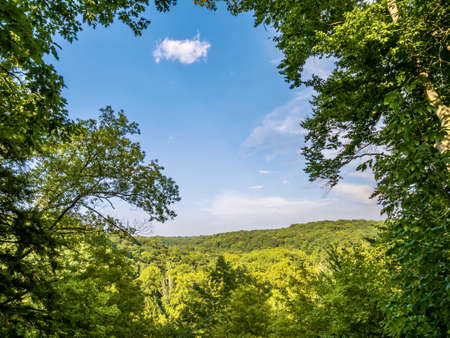 Scenic Gorge Overlook, Tinkerâ€™s Creek Overlook in Cleveland Metro Parks, Walton Hills with a...