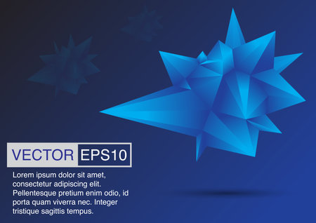 Facet background. EPS10 Vector. Use for banner, wallpaper, website, template and other design.のイラスト素材