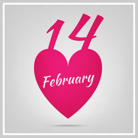 Happy Valentines Day greeting card. 3d paper cut heart concept design background. Vector illustration. Paper carving heart shapes with shadow. February 14. Vector illustrationのイラスト素材