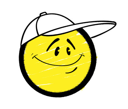 Graffiti emoticon. Smiling face painted spray paint. Vector illustrationのイラスト素材