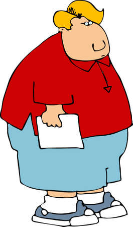 Fat manの写真素材