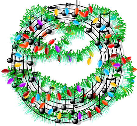 Christmas musicの写真素材