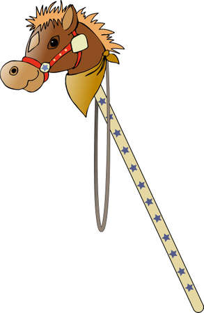 Stick horseの写真素材