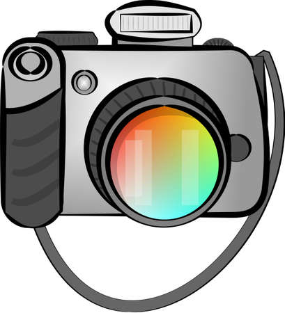 Digital SLR cameraの写真素材