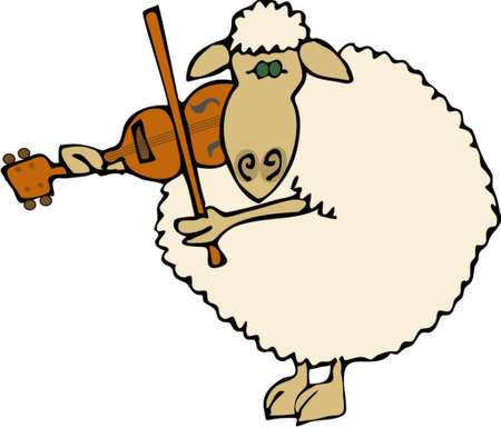 Classical sheepのイラスト素材