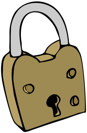 Brass Lockの写真素材