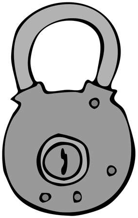 Old Padlockの写真素材