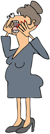 Hysterical Womanの写真素材