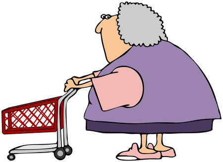 Woman Shopperの写真素材