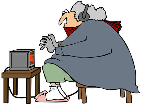 Woman Warming Upの写真素材