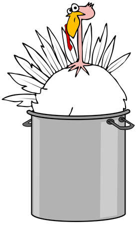 Boiled turkeyの写真素材
