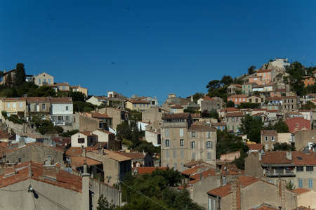 Roof view of Marseilleの写真素材