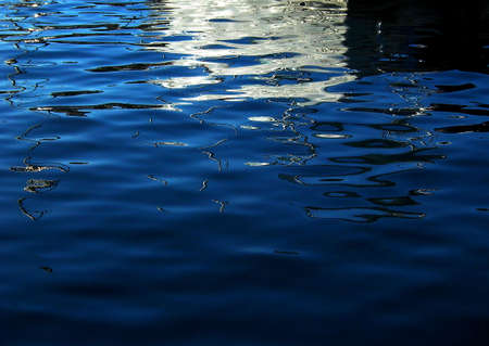 detail of harbour waterの写真素材