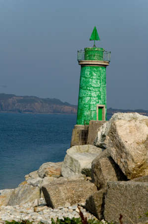 Brittany light houseの写真素材