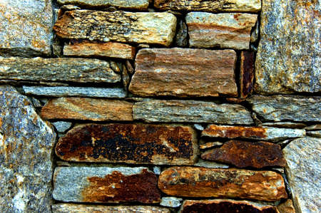 stones wallの写真素材
