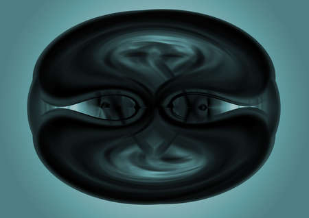ornament with a psychadelic optical effectの写真素材