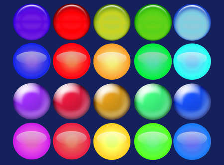 buton for navigationの写真素材
