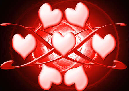 heart backgroundの写真素材