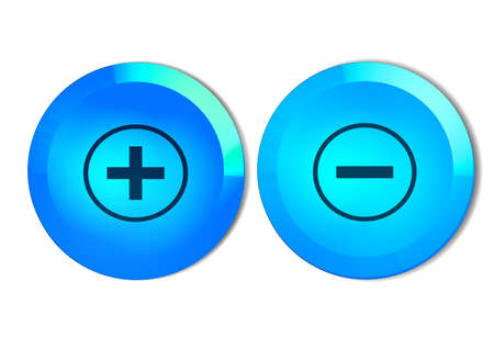 buton for navigationの写真素材