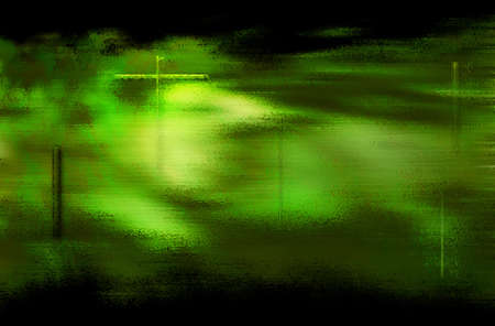 digital abstract panting with digital oily textureの写真素材