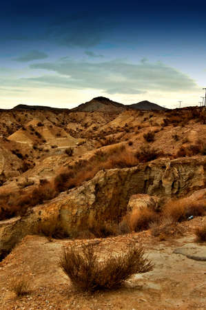Desert in andaluciaの写真素材