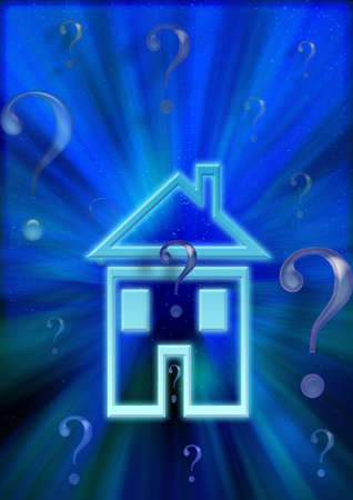 asking question, searching for answer. That illustration have different meanning about questionの写真素材