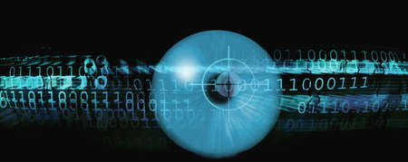 web banner about communication, technology, programming, ect...の写真素材