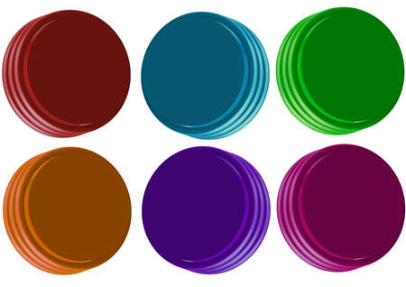 virgin colored  buton for internet navigation or any soft の写真素材