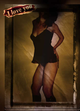 Grungy valentineの写真素材