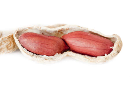 isolated peanuts