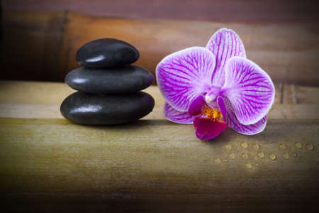 spa concept, backgrounds and decoration of the saunaの写真素材